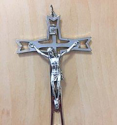 Silver with Crucifix