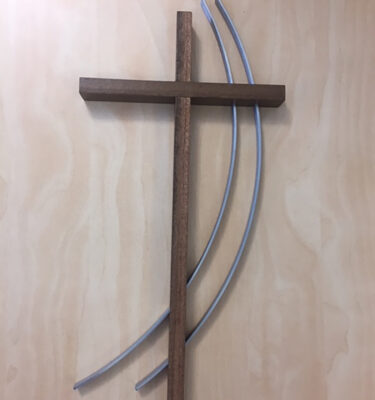 Hermitage Cross - Timber with Metal