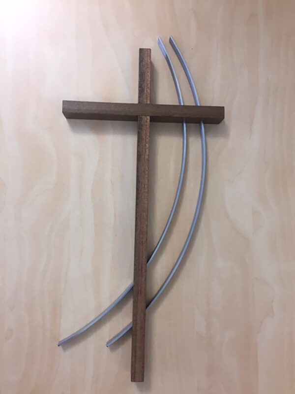 Hermitage Cross - Timber with Metal